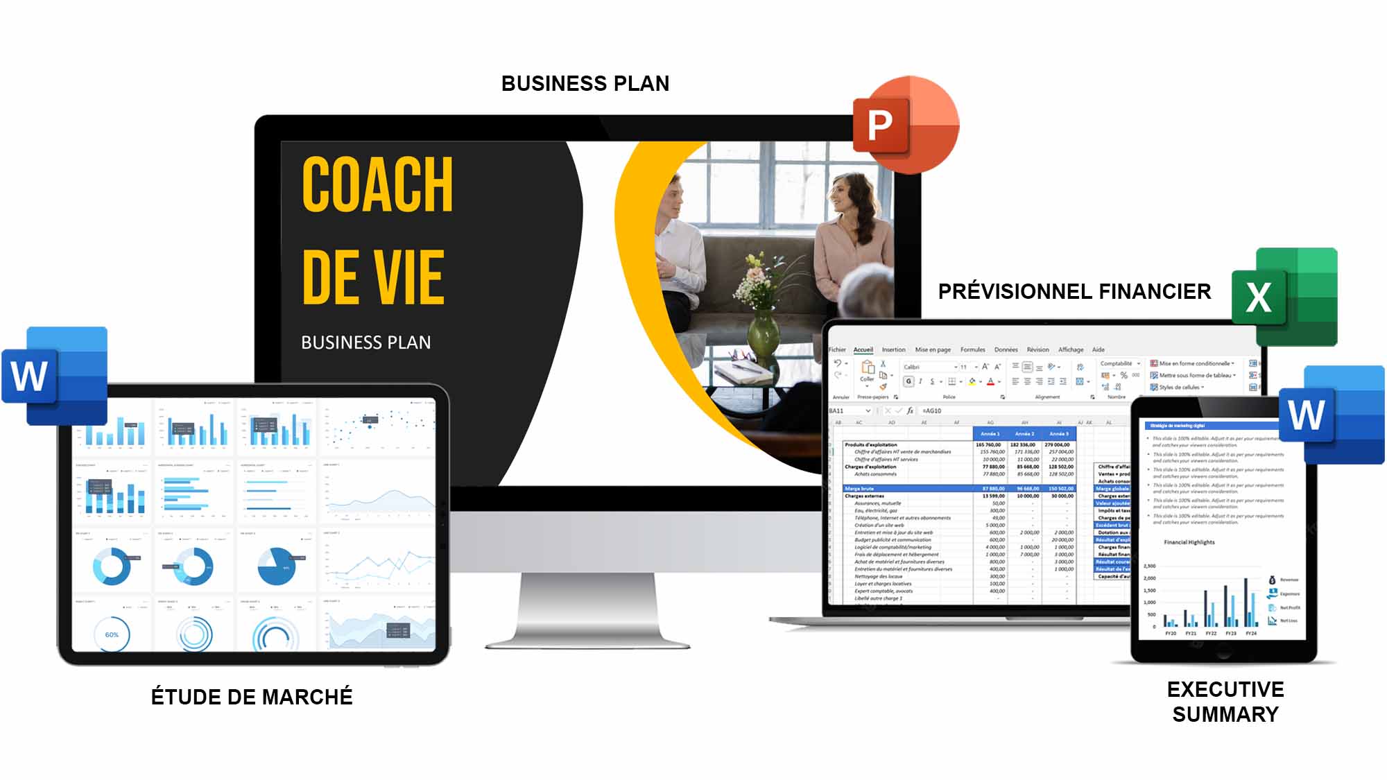 business plan coach de vie